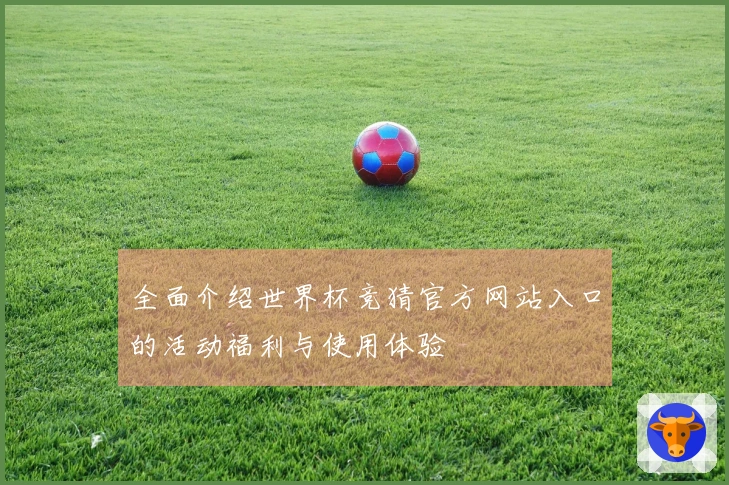 全面介绍世界杯竞猜官方网站入口的活动福利与使用体验